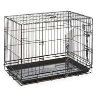 Dog Life Dog Crate - X-Large 42" x 27" x 31" Black x 1
