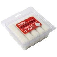 ProDec Gloss Pile Microfibre 4" Mini Roller Sleeves 10 Pack
