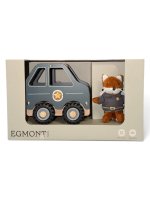 Police Car with Miniature Friend 