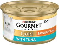 Gourmet Gold Cat Can Savoury Tuna Cake 85g x 12