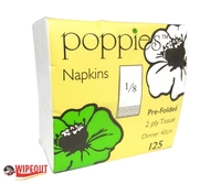 DINNER NAPKINS WHITE 8-Fold 40cm 2 Ply c/s 2000