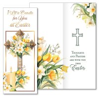 Card - I Lit A Candle For You At Easter   (85782)