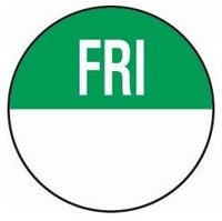 19mm Friday Removable Day Dots (1000)