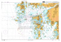 ADMIRALTY Chart - 858 Approaches to Goteborg