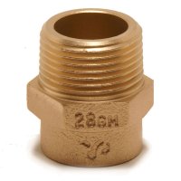 28x1" YP3 / TP3 STRAIGHT MALE CONNECTOR