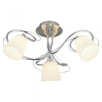 Oaks Leke Chrome 3 Ceiling Light