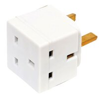 Double Adaptor Plug 13Amp 2-Way