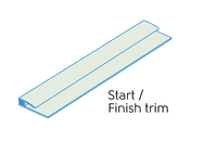 2.50m - 2 PART START/FINISH TRIM MINT