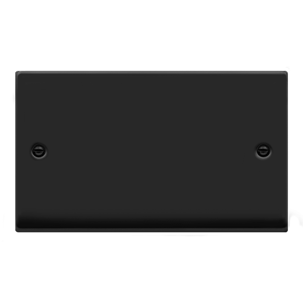 Click Deco 2G Blank Plate Matt Black VPMB061