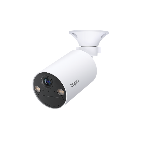 Tapo C410 4MP camera kit supporting local and cloud storage options