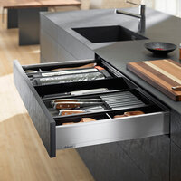 500mm LEGRABOX M Height - Stainless Steel