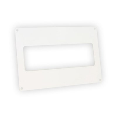 Afdekplaat PVC wit 204x60