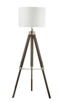 Easel Tripod Floor Lamp Dark Wood, Base Only | LV1802.0147