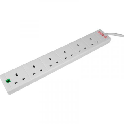 6 Gang Surge Protected Extension Lead - 2m | 2068PM 1