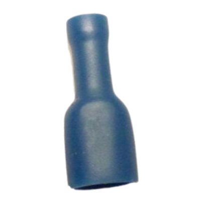 Cosse isolée F bleue