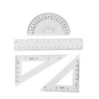 Protractor & Set Square/Drawing Set (4)