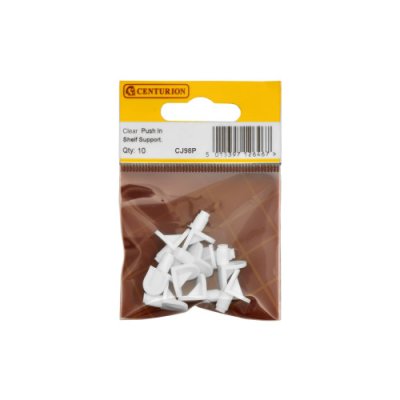 Centurion Clear Push In Shelf Support (Pack of 10)