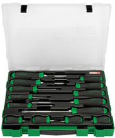 Toptul Slotted & Phillips Screwdriver Set 14Pc
