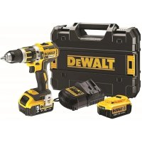 DeWalt DCD796PM XR Brushless Hammer Drill 18 V with 2 Batteries (1 x 4.0 Ah and 5.0 Ah Li-ion)