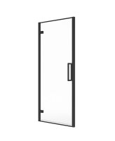 ASPECT 8MM FRAMED HINGED DOOR 900X2000 MATT BLACK