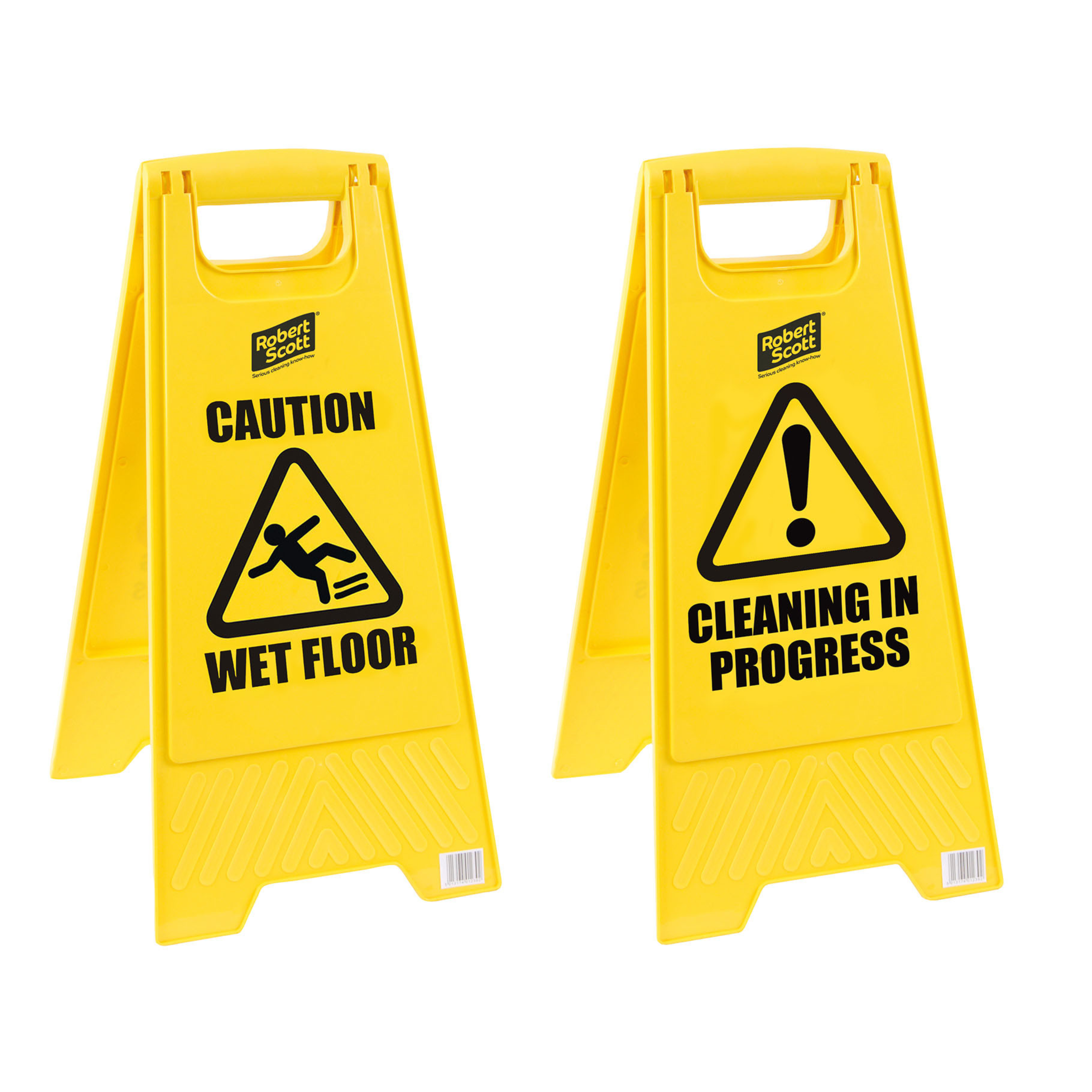 Wet Floor & Cleaning In Progress Sign