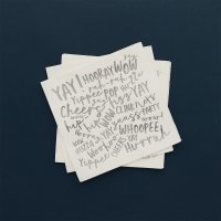 Silver Celebrate Paper Napkins - Pack of 16