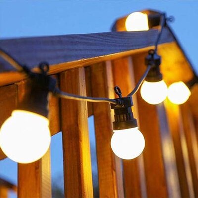 YULETIDE 10M LED FESTOON OPAL WARM WHITE (BOX 10) | G10F/O