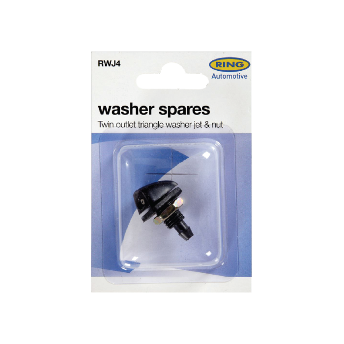 Twin Outlet Triangle Washer Jet & Nut 