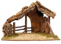 Nativity Shed/No Figures/LED Lights   (89956)