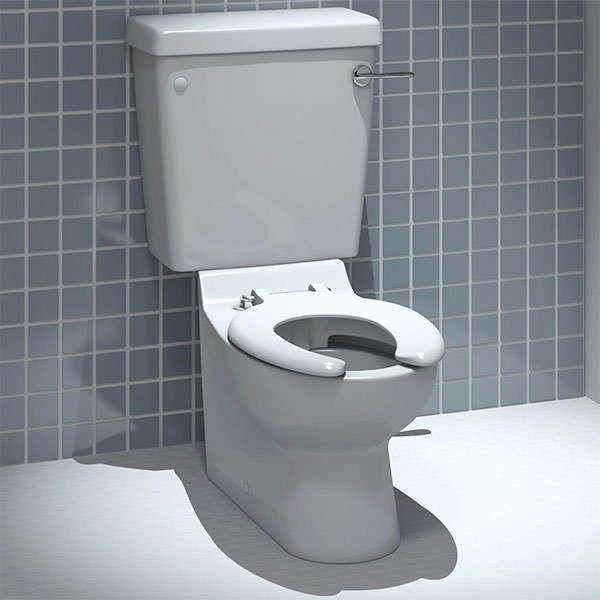 Lecico 300mm Open Back Close Coupled Rimless Infant WC Suite