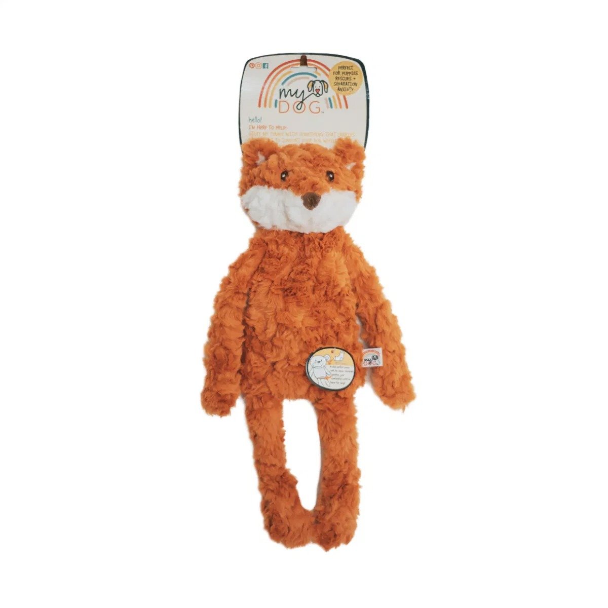Rosewood 35030 MyDog Fox Plush Dog Toy 1x3