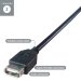 Gold-plated connectors of USB 2.0 A Extension Cable