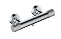 RAK-AMALFI WALL MOUNTED EXPOSED THERMOSTATIC BAR VALVE IN CHROME