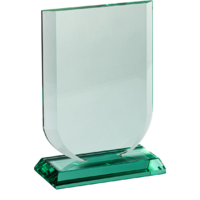 18cm Glass Shield Plaque (Satin Box)