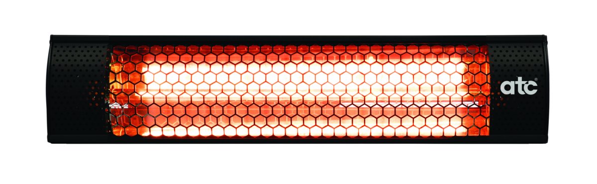 ATC Capri 2000W IP55 Infrared Heater Black CAP2000