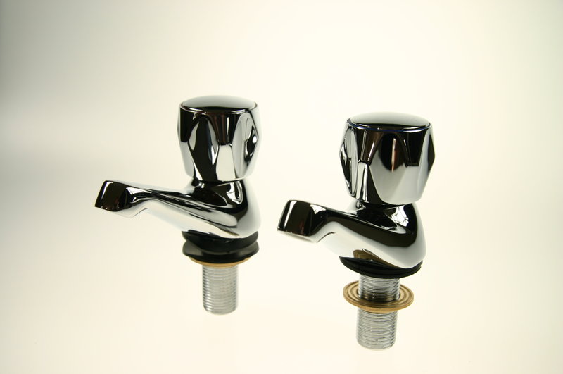 Standard Basin Taps Chrome Pair 1/2 inch Goodwins