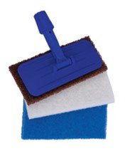 OCTOPUS CLEANING TOOL & 3 SCRUB PADS