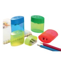 Double Sharpner with Waste Bin 