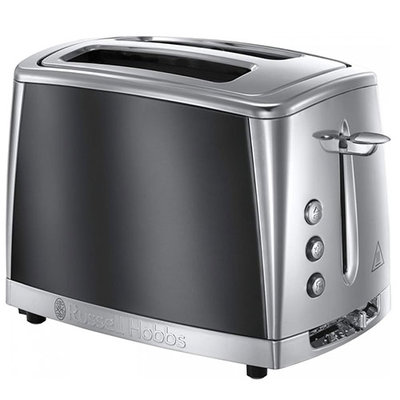 Russell Hobbs Luna 2 Slice Toaster - Moonlight Grey