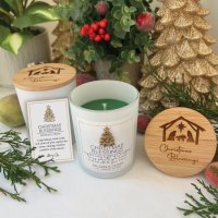 Christmas Blessings Scented Candle/Glass Jar   (86491)