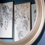 Round 90cm Mirror - Champagne 3