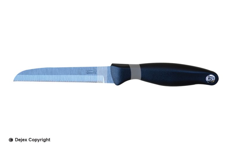 4" Serrated Blade Knife with 100mm Blade Dejex Dejex