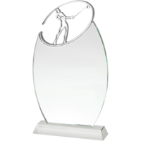 26cm Crystal Golf Award