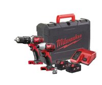 MILWAUKEE M18BPP2C-502C BRUSHED TWIN PACK 18V 4933479259