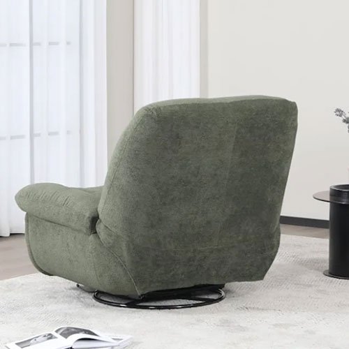 Ebba Recliner Swivel Chair Green 3