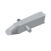 Shaft Pistol Handle, 6x6x430mm - SPA430