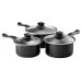 First Choice 3pc Non-Stick Value Sauce Pan Set