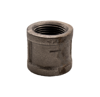 1" Coupling, Black Pipe