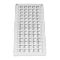 Rectangular Louvred Vent
(White)