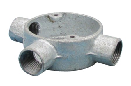 25mm Galvanised Tee Box